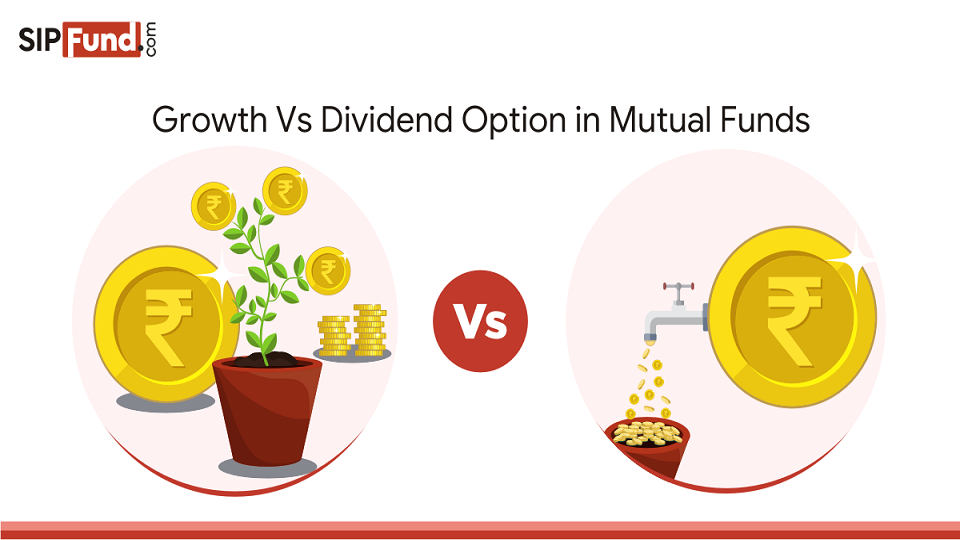 Difference between growth and dividend Option in Mutual Funds