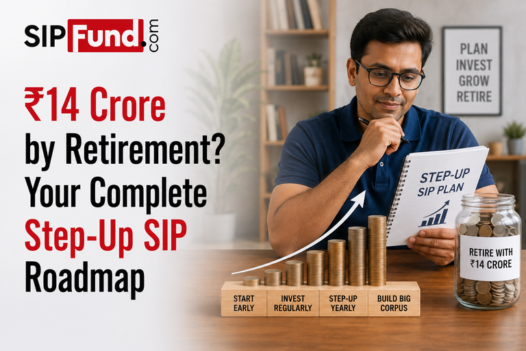₹14 Crore by Retirement? Your Complete Step-Up SIP Roadmap