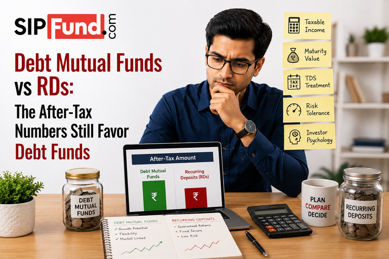 Debt Mutual Funds vs RDs: The After-Tax Numbers Still Favor Debt Funds