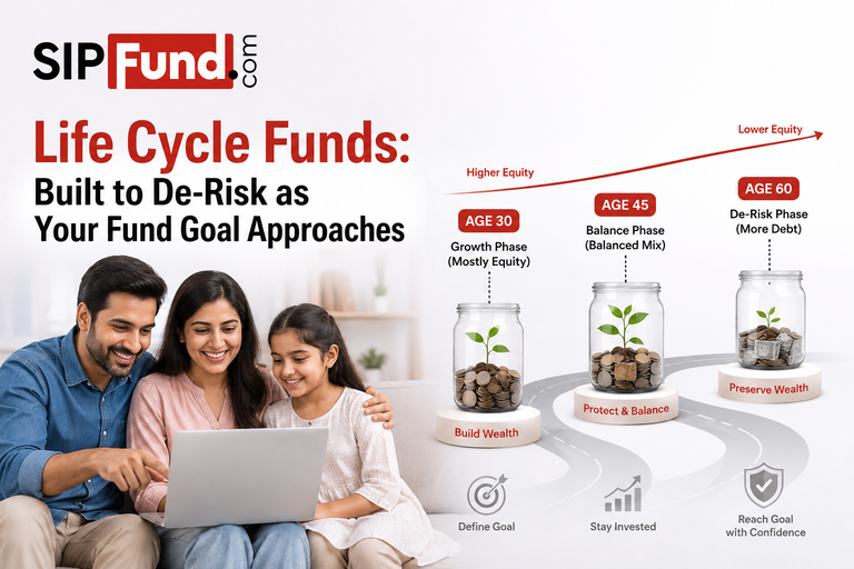 Life Cycle Funds: Built to De-Risk as Your Fund Goal Approaches